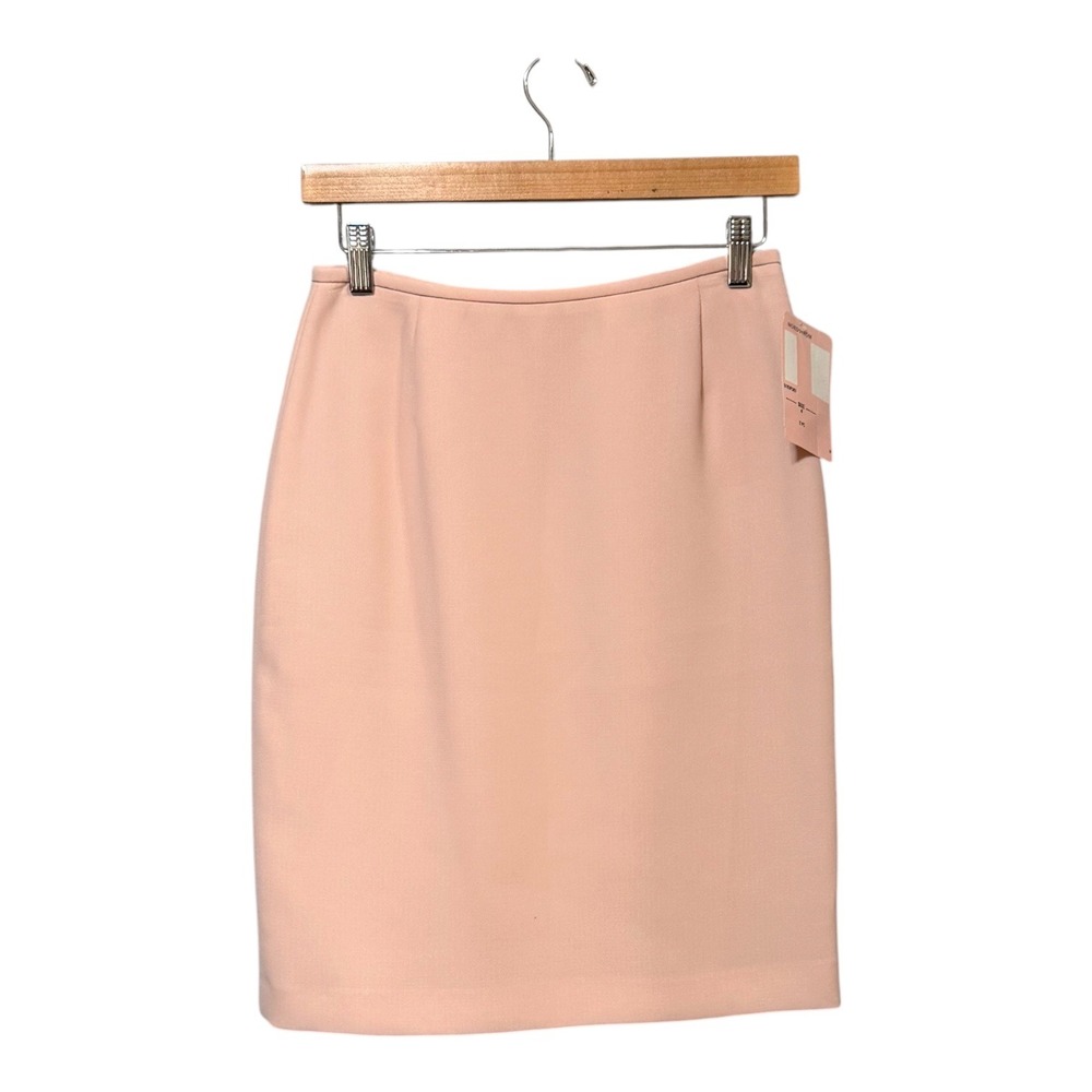 Tahari Womens Pink Tailored Pencil Skirt Business Casual Lined Size 4P